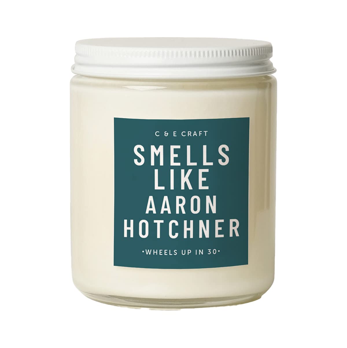 CE Craft - Smells Like Aaron Hotchner Candle - Mahogany Teakwood Scent - Gift for Her, Girlfriend Gift, Criminal Mind Gift, Prayer Candle
