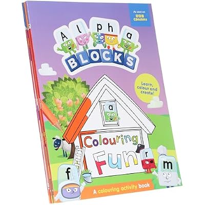 Numberblocks Colouring Fun 3 Books Collection Set