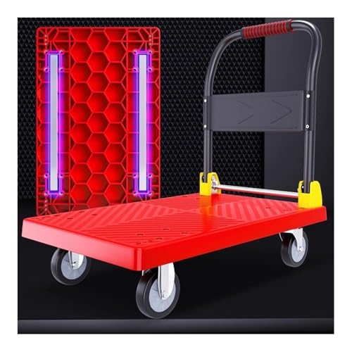HandTruck carrito plegable multifuncional plegable portátil negro miniatura 3