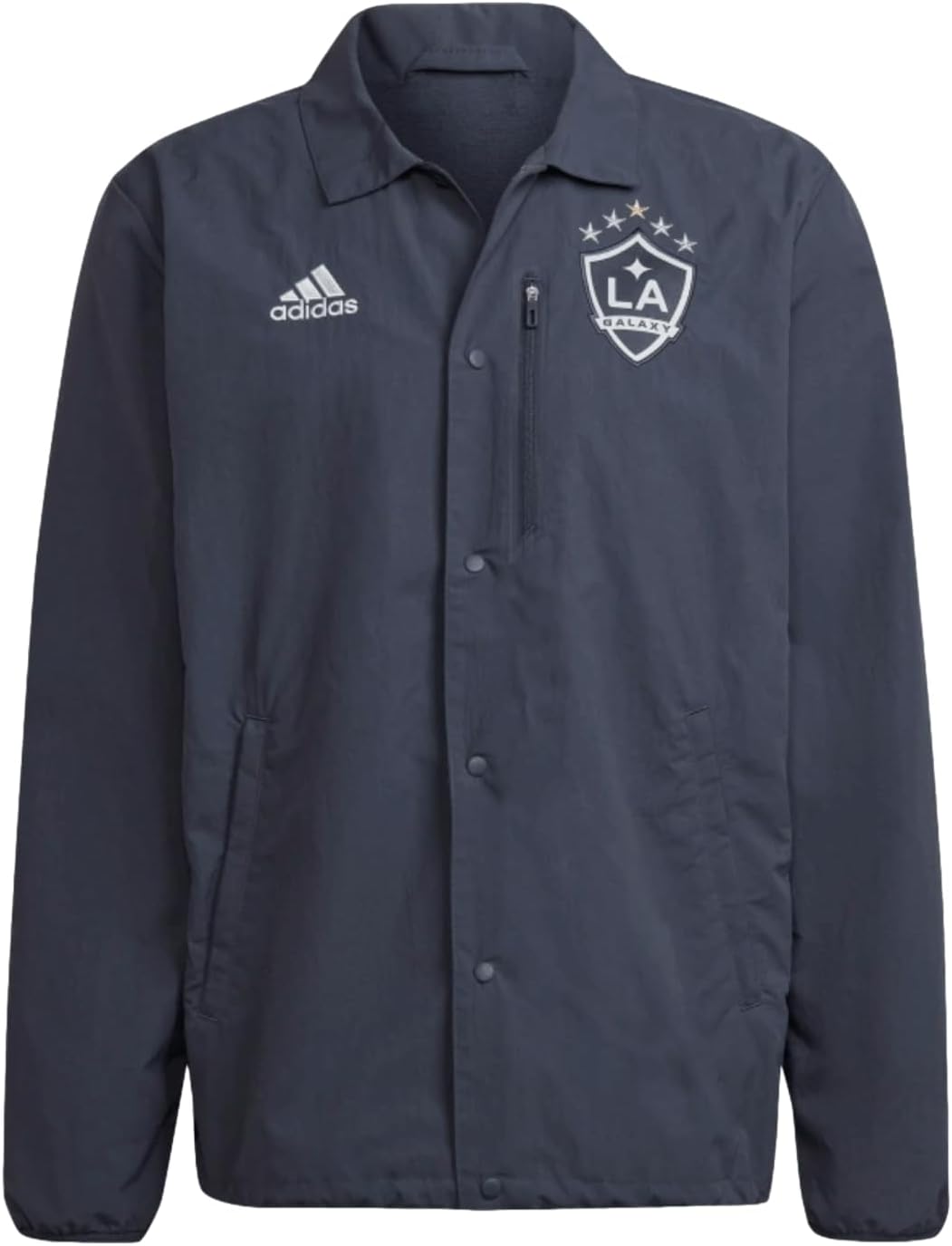 adidas LA Galaxy Anthem Jacket - Stylish Athletic Jacket, Made with 100% Recycled Materials, Regular Fit, Front Zip Pockets