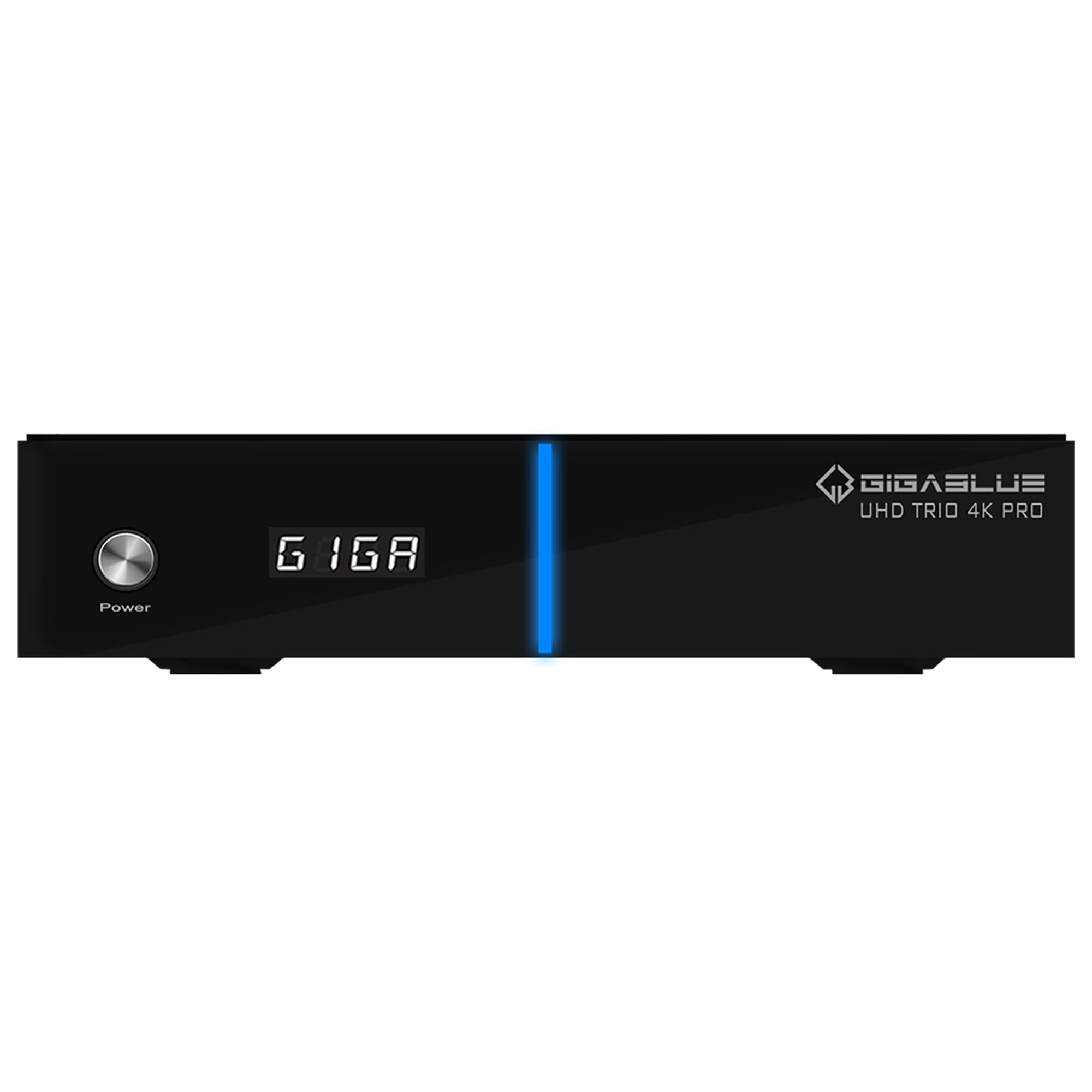 GigaBlue UHD Trio 4K PRO - 1xDVB-S2X MS + 1xDVB-C/T2 Combo-Receiver für Sat, Kabel/T2 Signal, E2 Linux TV Smart TV Box, Media Wiedergabe, PVR Funktion, 1200Mbps WiFi, HTS e-com HDMI-Kabel