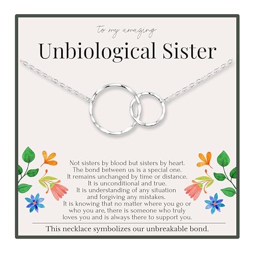 HOPE LOVE SHINE Best Friend Gift for Women - Meaningful BFF Friendship Necklace, Jewelry 16+2