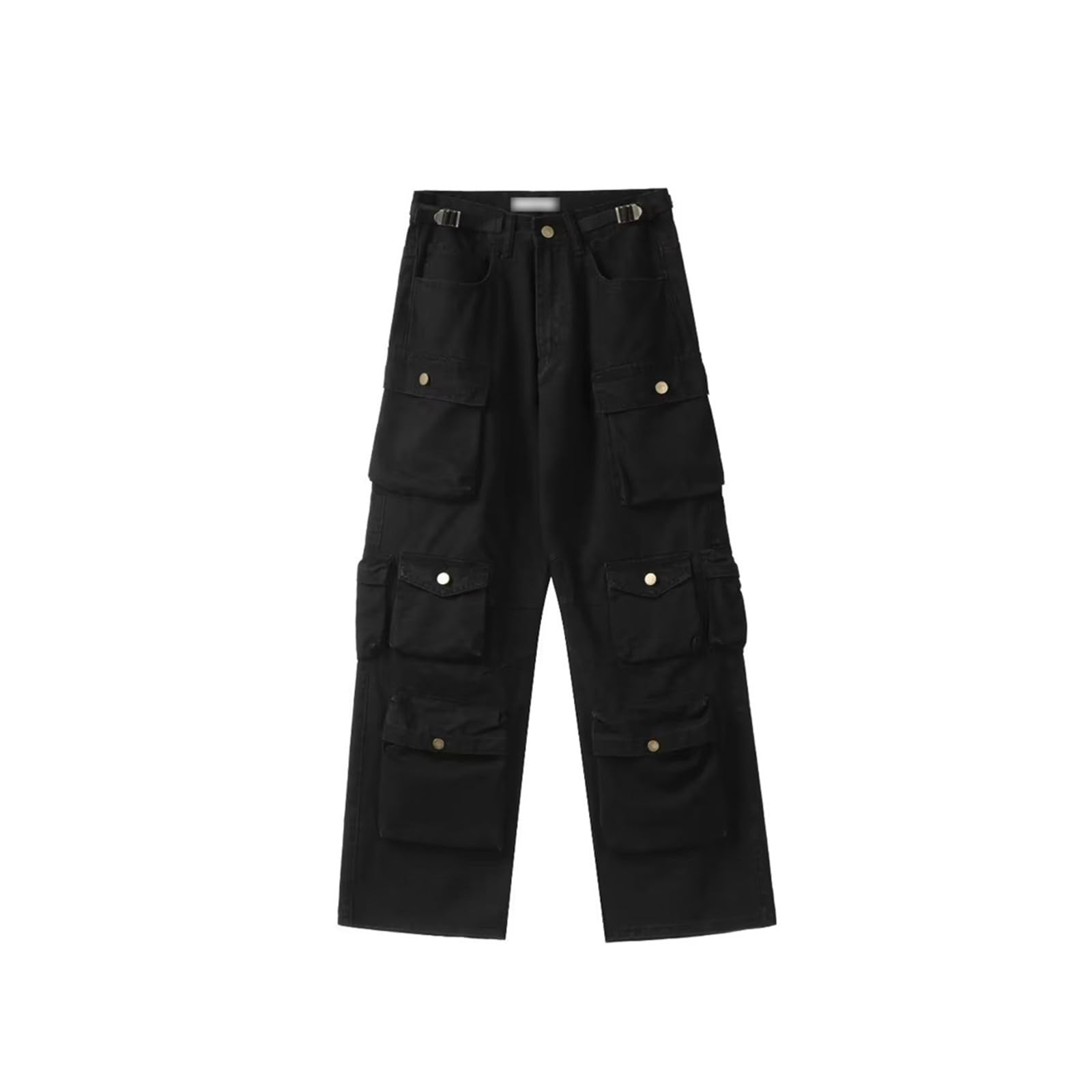 Pantaloni cargo per gli uomini Popolare Riso Bianco Multi-Tasche Tuta Uomo Allentato Pantaloni Casual Dritti Pantaloni