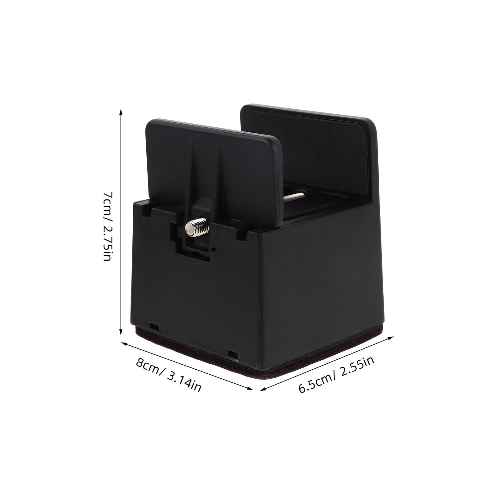 Elevadores Ajustables para Patas de Muebles 50 MM 4 Unidades Negras Antideslizantes Base de Fieltro Extensores para Sofás Mesas y Camas Soporte Resistente para Nivelar y