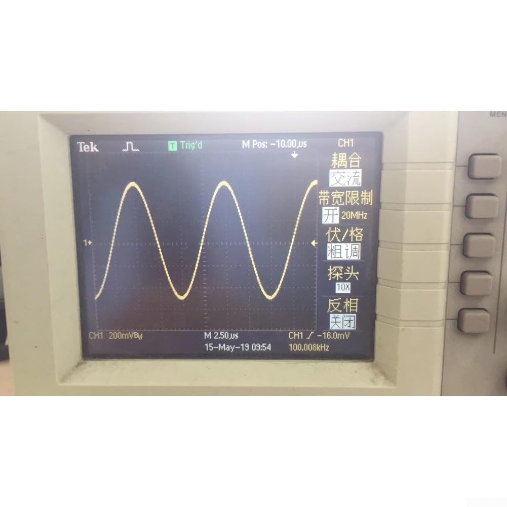 AD9851 DDS Signal Generator für 0-70MHz mit Sinus- und Rechteckwelle, 180MHz Takt, einstellbarer Tastgrad, für Elektronik Tests und Messungen