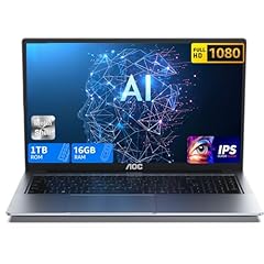 AOC AI Gaming PC Portatile, 16.1 Inch Laptop with Core Ultra 5 125U, 16 GB DDR5 1TB SSD,with Illuminated Keyboard, UHD Laptop - (AI: Copilot) Supports WiFi 6, Type_C, BT5.2