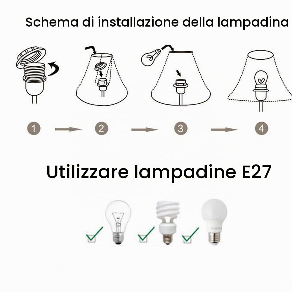 Lampada Da Tavolo E27 Lampade Da Comodino Moderne, Lampada Da Scrivania In Tessuto Bianco Paralume, Lampada Da Letto In Ceramica Decorazione Della Camera Da Letto Lampada Da Lettura, Bianco