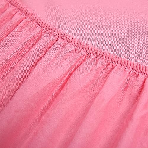 Image of Best Season 4 Piece Bed Sheet Set (Twin XL Size, Peach Pink Color) 1 Flat Sheet,1 Fitted Sheet and 2 Pillow Cases,Brushed Microfiber Sheets Set,Deep Pockets,Extra Soft & Fade Resistant