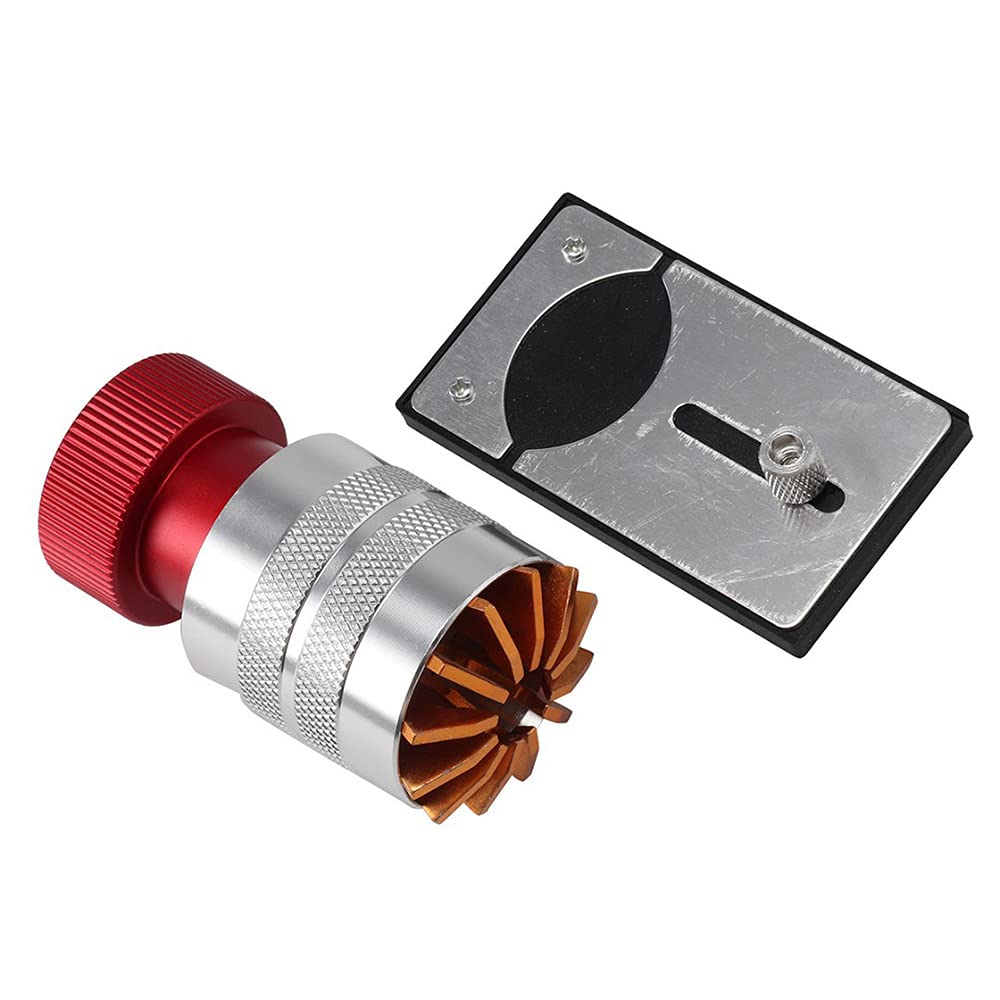 Cenpek Red Professional Watch Plastic Crystal Lift Glasses Remover Inserter Repair Tool With Base