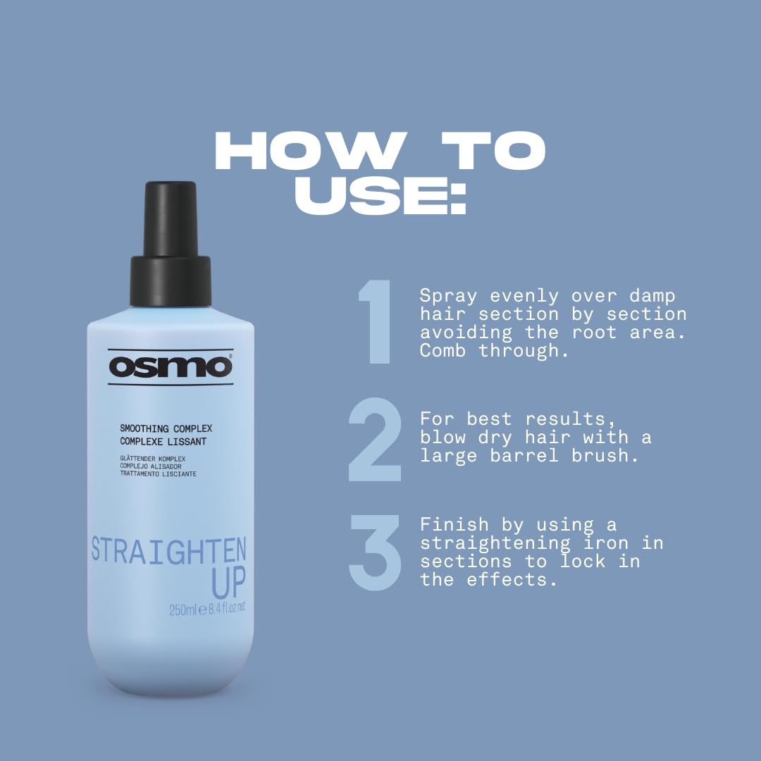 Osmo Straighten Up Keratin Smoothing Complex, Off White, 250ml (Pack of 1) - Image 3