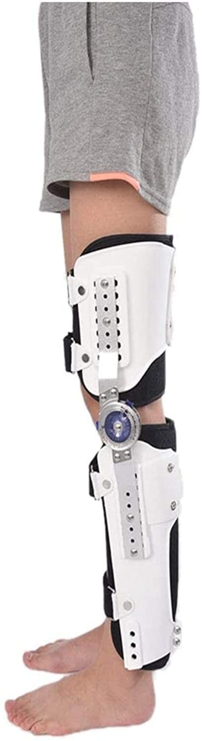 NGDFGR Adjustable Hinged Leg Knee Brace Hinged Immobilizer For Ligament Injury Orthosis Stabilizer,No Strap