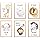 Set Di 6 Poster Per Cameretta Bambini - Tema Animali Della Foresta Safari - Formato DIN A4 - Foto 3