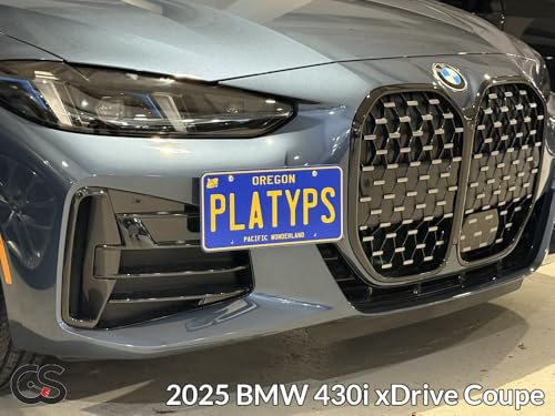 Image of CravenSpeed Platypus License Plate Mount Compatible with BMW 4 Series /i4 /X4 | 2020-2026 | No Drilling | Installs in Seconds | Made of Stainless Steel & Aluminum | Made in USA