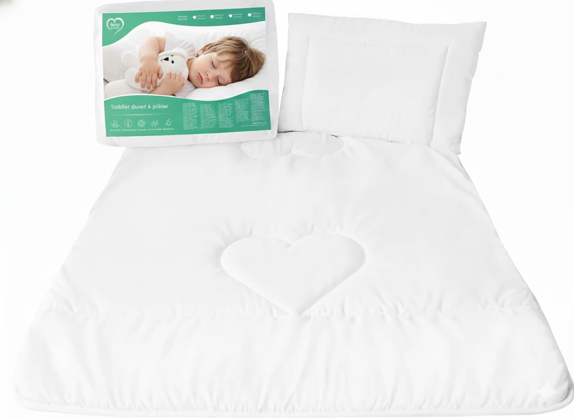 Baby Comfort Duvet Quilt 4 Tog 80x70 cm Bedding Set for Toddler (12M+)