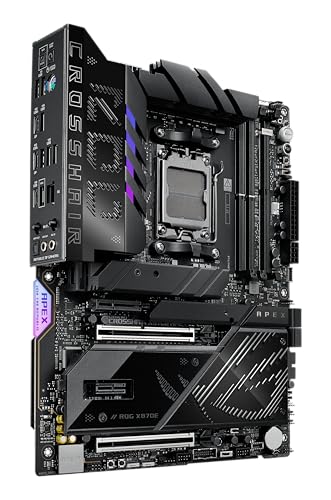 Image of ASUS ROG Crosshair X870E APEX AMD X870E AM5 ATX Motherboard, Advanced AI PC-Ready, 18+2+2 Stages, DDR5, ROG Memory Fan, ROG DIMM.2 Card, Wi-Fi 7, 5G LAN, 3X M.2, PCIe 5.0, USB4, USB Type-C, AI OC