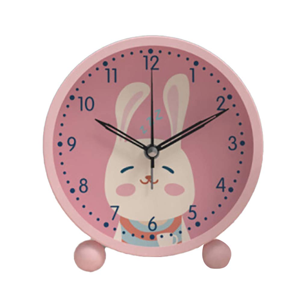 Sveglia Unicorno Rosa Senza Ticchettio - Con Retroilluminazione, Batteria AA - Foto 4