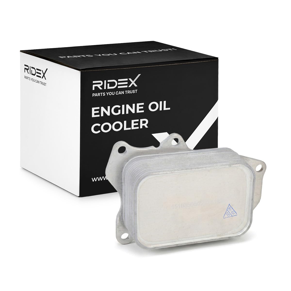 RIDEX 469O0258 Enfriador de aceite sin alojamiento del filtro de aceite Compatible con PEUGEOT 208 I Hatchback CA, CC