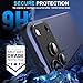 Suoman for iPhone 17 Pro Camera Lens Protector, [All-in-one Frosted] [Strong-Adhesion] Metal Frame Tempered Glass Camera Lens Cover -Black