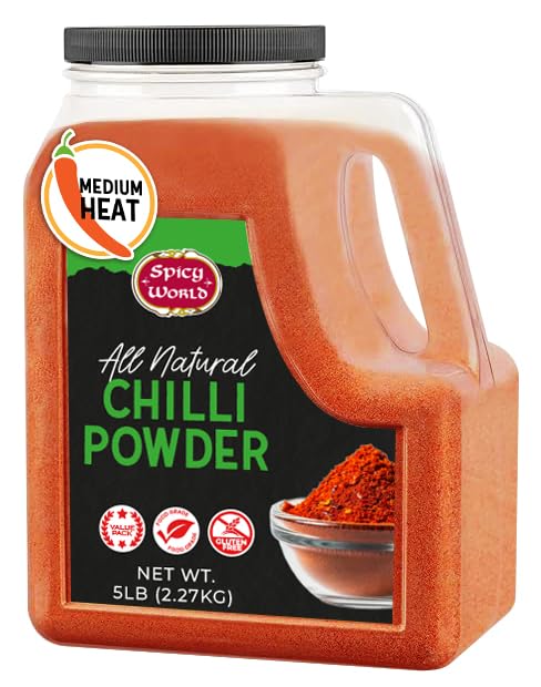 Polvo de Chile Rojo 5 LB - Picante Medio - 100% Natural
