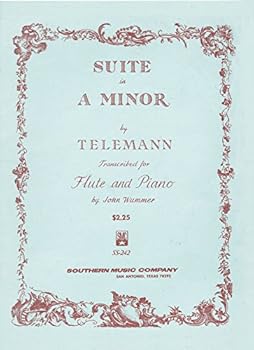 Paperback Suite in A Minor for Flute and Piano Book