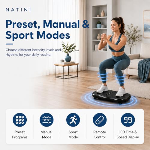 Whole Body Vibration Plate Exercise Machine, 99 Speed Levels Power Plate - image 2