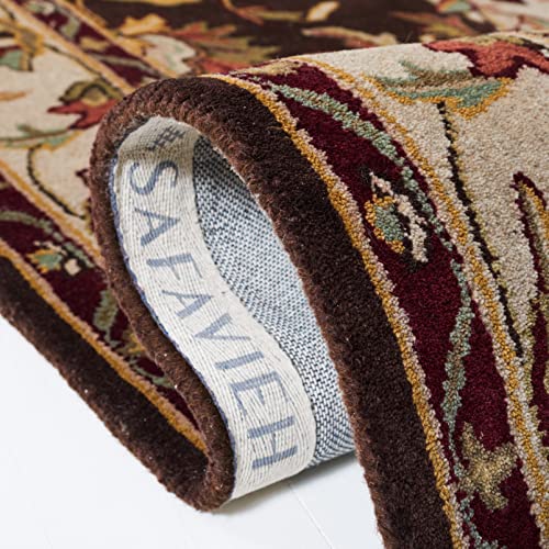 Tapete rectangular SAFAVIEH Heritage 228x183 cm marrón/beige miniatura 6