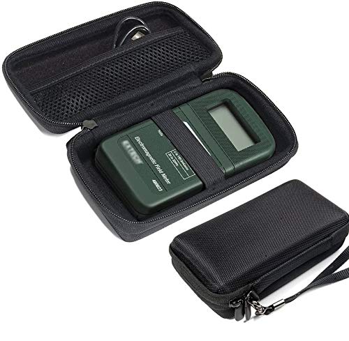 EMF Meter Case for Extech 480823, Radiation Detector, LATNEX MG-300 LF, Lutron 822-A; Also for Soeks EcoTester Radiation & Nitrate Tester, Mazur Instruments PRM-9000 Radiation detector