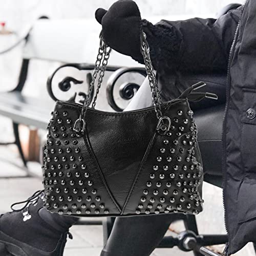Pretyzoom 09GL06VS8X17Z Studded Shoulder Bag thumb #8