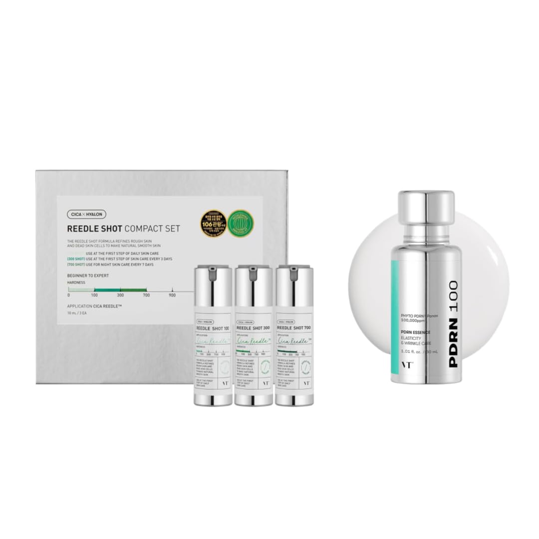 Amazon.com: VT COSMETICS PDRN 100 Essence & Reedle Shot Compact