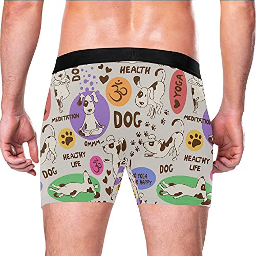 Oyihfvs Men's Novelty Boxer Briefs Breathable Underwear Stretchy Underpants Shorts S-XL3