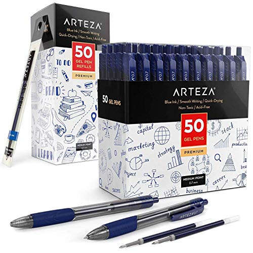 Arteza Gel Pens and Gel Pens Refils Bundle