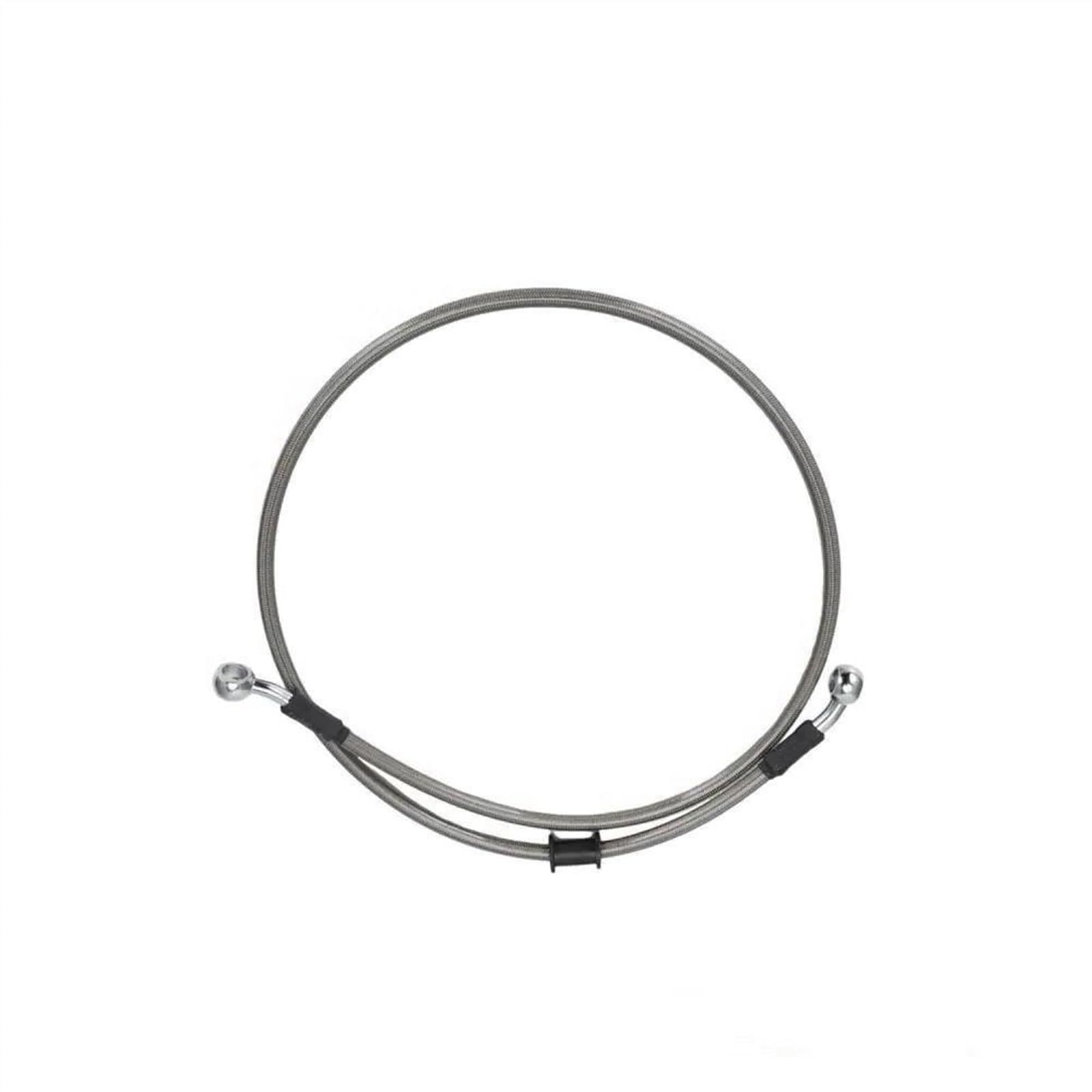 Ksxzw Silver Motorbike Part 600Mm Motorcycles Braided Steel Hydraulic Brake Clutch Radiator Oil Cooler Hose Line Pipe Tube 28 Degree