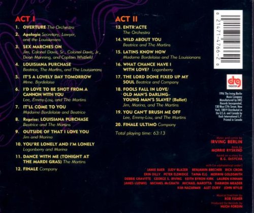 Louisiana Purchase - The Musical Comedy Smash Hit: 1996 Original New York Cast Recording