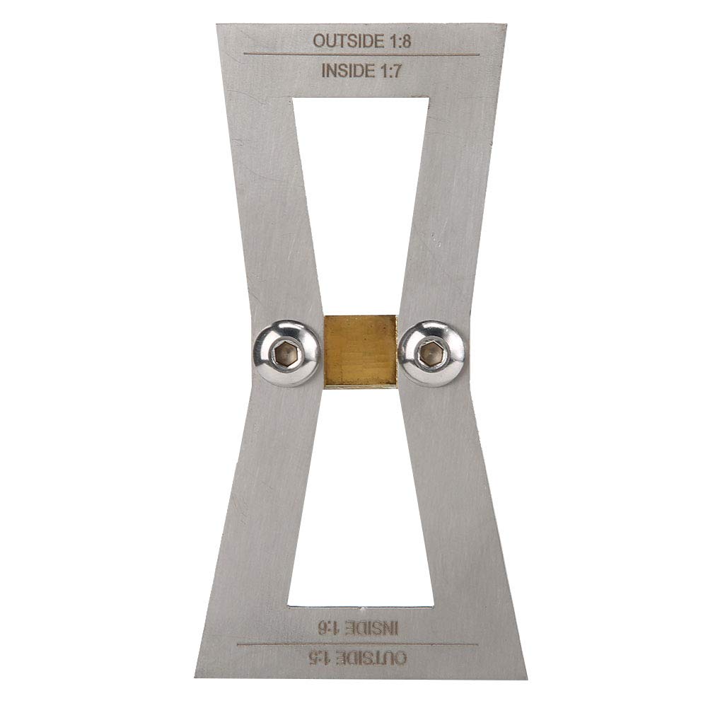 Schwalbenschwanz Führung Für Holzbearbeitung - Präzises Edelstahl Lineal Mit Messing Elementen