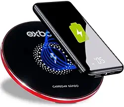Carregador Por Indução Rápido sem fio 15W compatível com iPhone 16 15 14 13 12 11 Pro Max/Mini/Plus/XR/X/8, Max Fast Wireless Pad Mat para Samsung Galaxy S23/S22/S21/S20/S10, Galaxy Buds e Fones