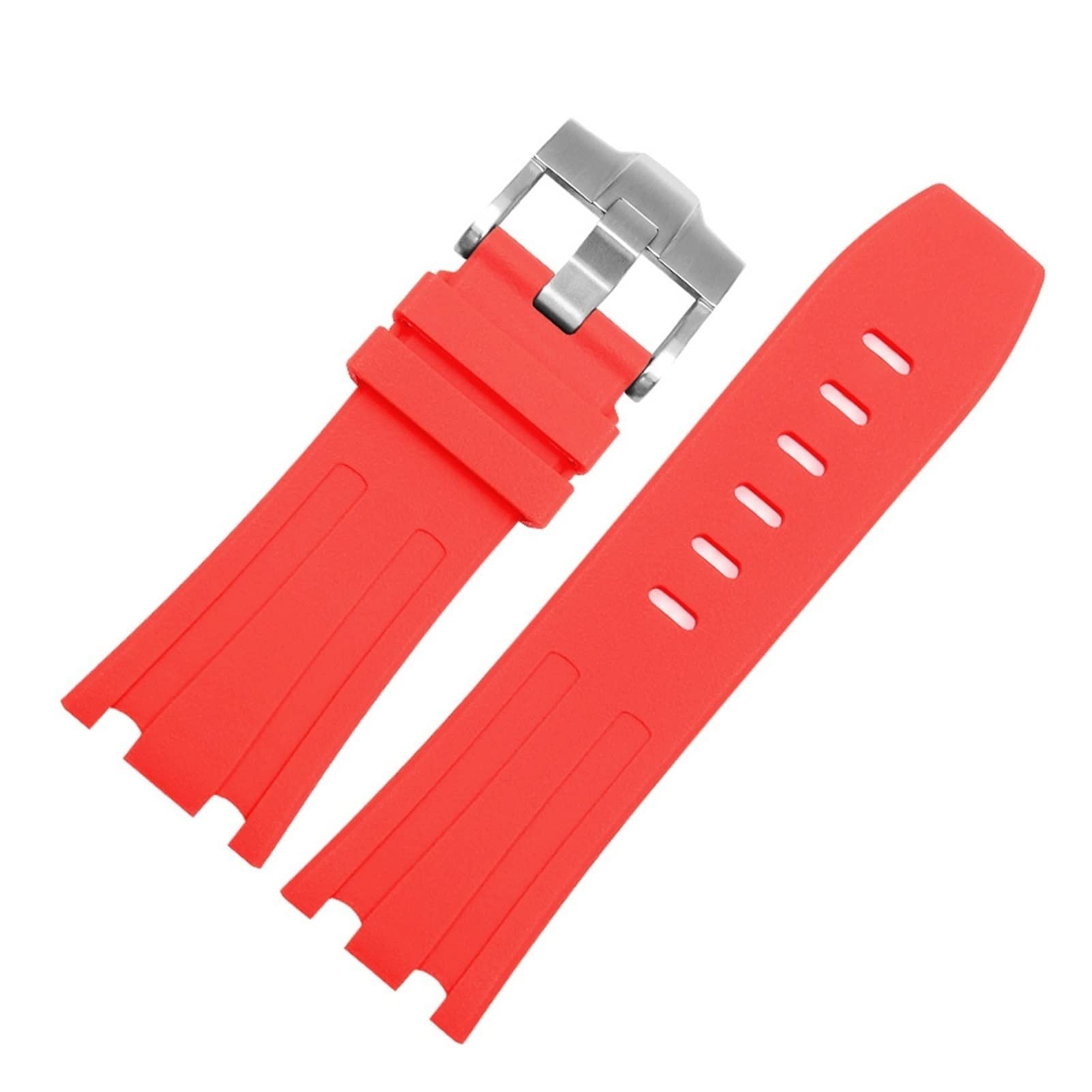 Bracelet montre caoutchouc 28mm AP 15703 étanche résistant rouge