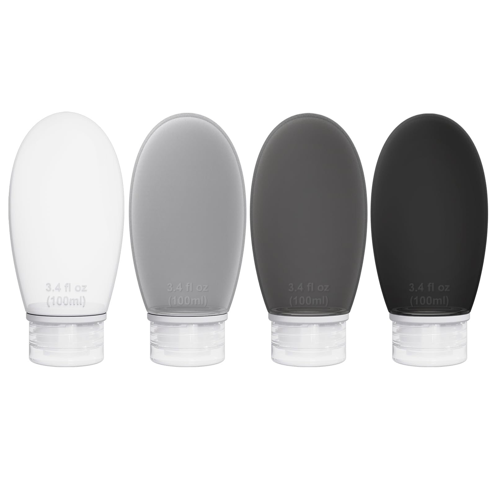 1 pz/4 pz 90 ML Bottiglie Da Viaggio In Silicone Accessori Portatile BPA Libero A Prova di Perde Squeezable Contenori di Formato Viaggio Essenziale set  66