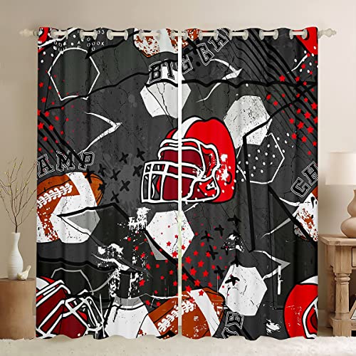 Erosebridal Football Window Curtains 42