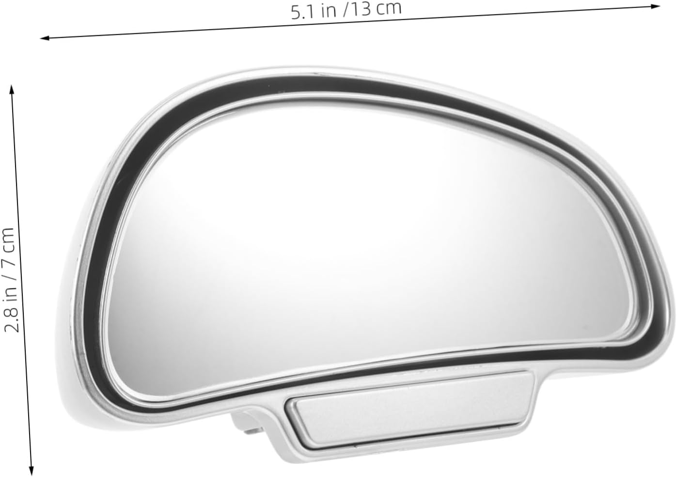 Zerodeko 2pcs Adjustable Wide Angle Car Side Mirror Curved Design for Enhanced Safety Easy Installation Fit for Suvs and Trucks Blind Reduction