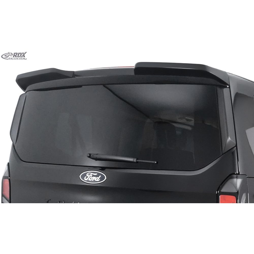 RDX Racedesign Becquet de toit compatible avec Ford Transit Custom / Tourneo Custom 2023- & Volkswagen Transporter / Caravelle T7 2024- (avec portes battantes ou hayon) (PUR-IHS)