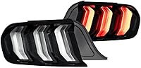 Vista 1 de Form Lighting Luces traseras LED secuenciales compatibles con Ford Mustang 2015-2023 (par), transparentes
