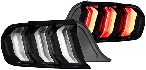 Miniatura 10 de Luces traseras LED secuenciales compatibles con Ford Mustang 2015-2023 (par), ahumadas