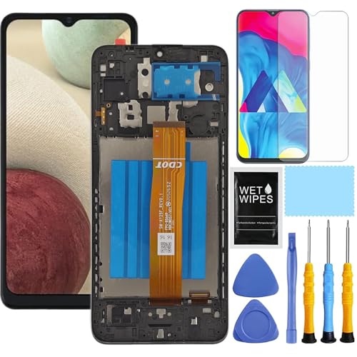 ZTOOYO for Samsung Galaxy A12 Screen Replacement with Frame for Samsung a12 a125u Screen Replacement kit s127dl a125a a125w LCD Display digitizer Touch Screen Assembly with Repair Part Tools 6.5 inch