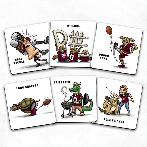 Image of YouTheFan NCAA Officially-Licensed Memory Match Game - Humorous, Team-Specific, Original Hand-Drawn Artwork, Fun for the Whole Family, for Fans Young and Old