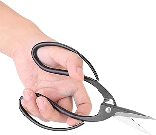 Tesouras de jardinagem, tesoura de poda de bonsai, lâmina de corte afiada durável aço premium com alça confortável para bonsai para poda