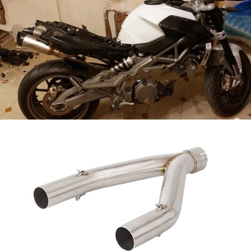 に適合する アプリリア用 に適合する ドルソドゥーロ用 750 2008-2016 オートバイの排気マフラーミドルリンクパイプエスケ