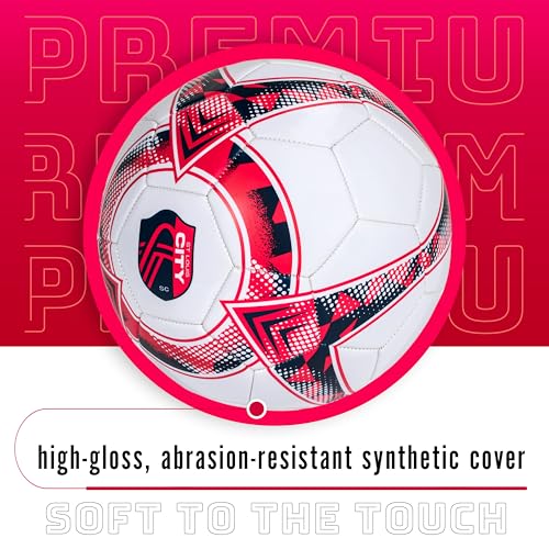 Image of Franklin Sports Official MLS Team Soccer Balls - Official Size 5 Soccer Balls - Regulation Size + Weight Soccer Ball for Kids + Adults - Boys + Girls Soccer Ball - Air Pump Included