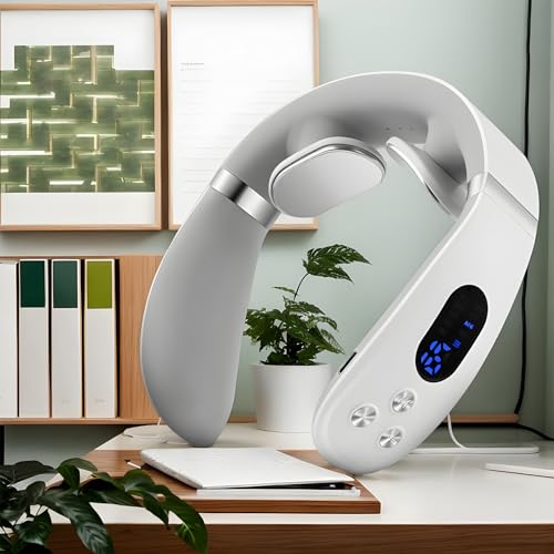Estimulador de cuello con calor termoterapéutico para aliviar la tensión cervical en casa 3