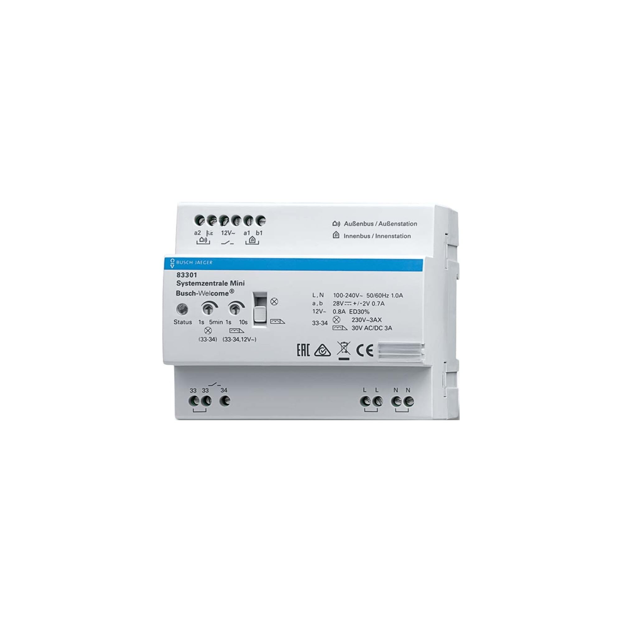 Busch-Jaeger Central de sistema REG 83301