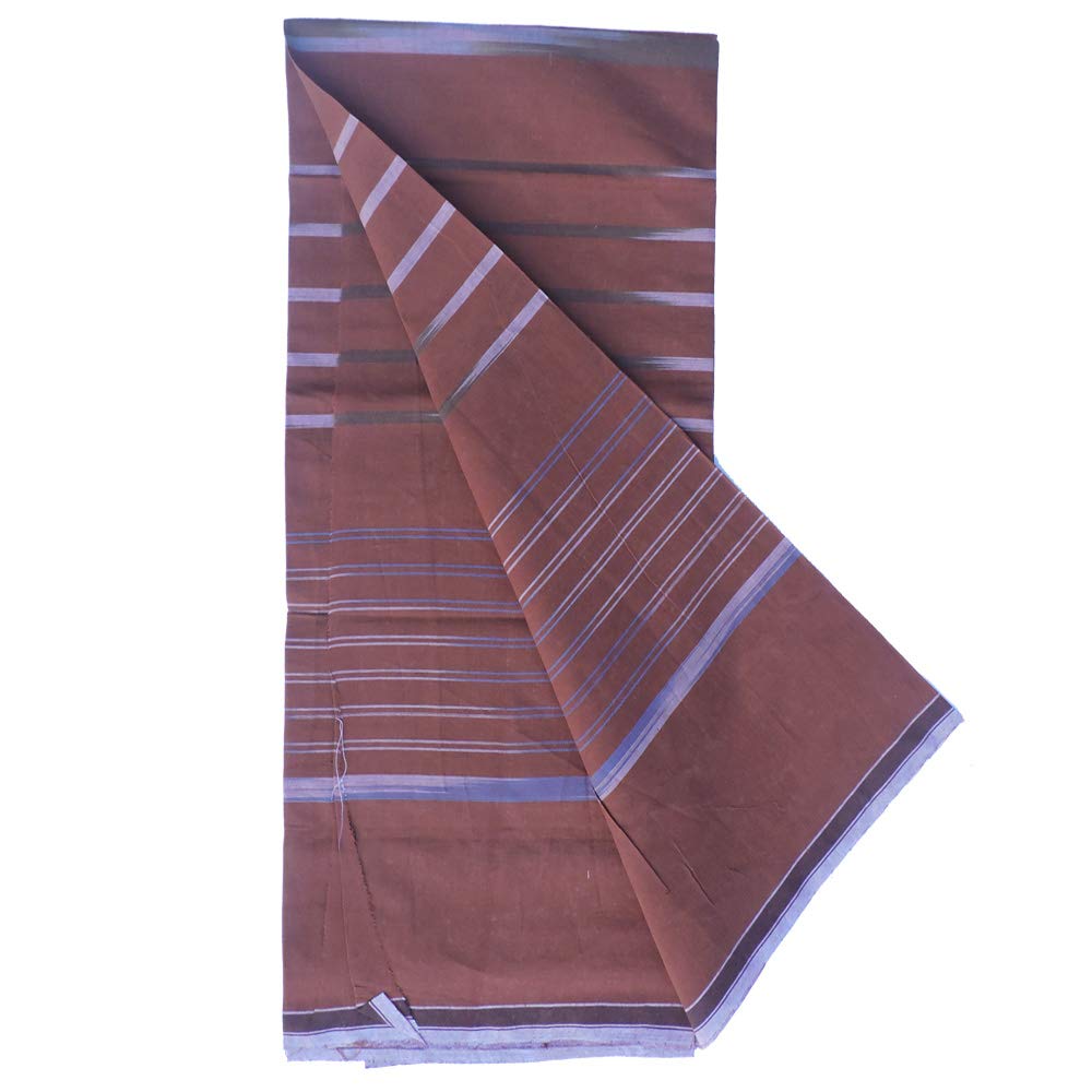 Men's Cotton Lungies Cotton KATKI prints Men's 100% Cotton Lungi (Brown, 1)